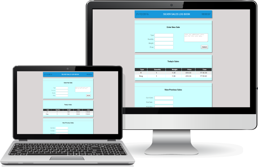 Jewellery Sales Logging project details