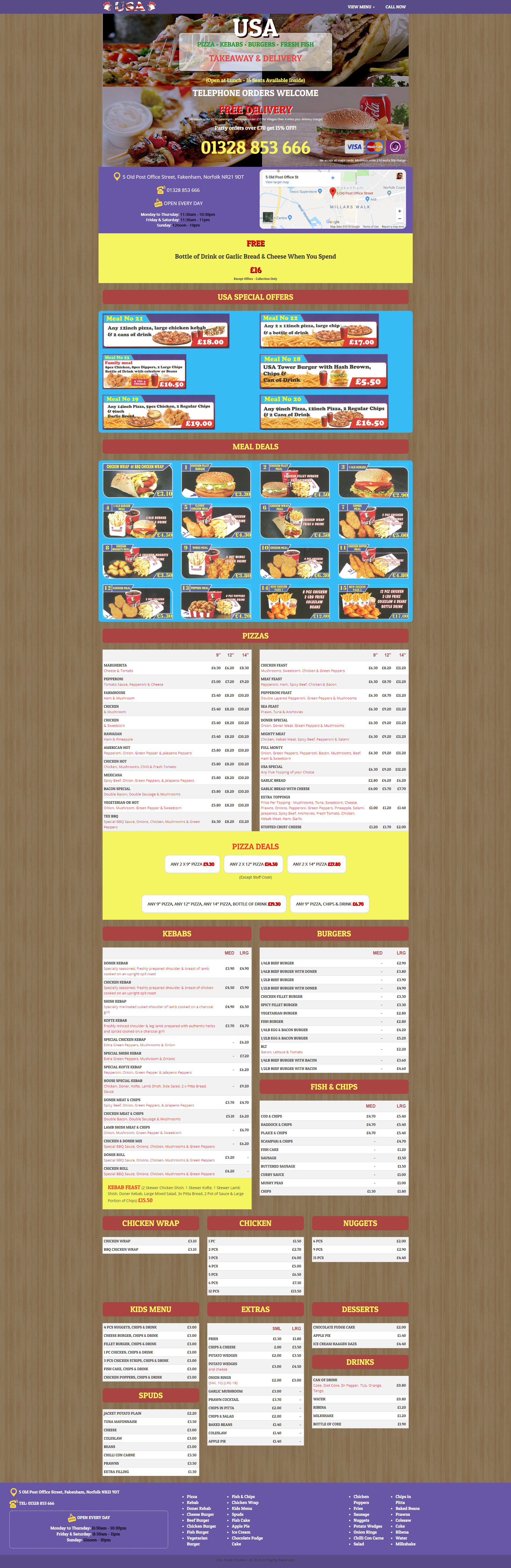 Usa Takeaway page 1
